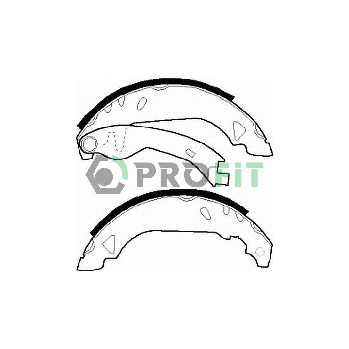 Stabdžių trinkelių komplektas PROFIT 5001-0263