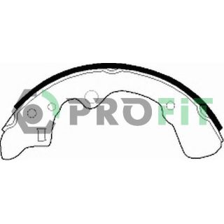 Stabdžių trinkelių komplektas PROFIT 5001-0276