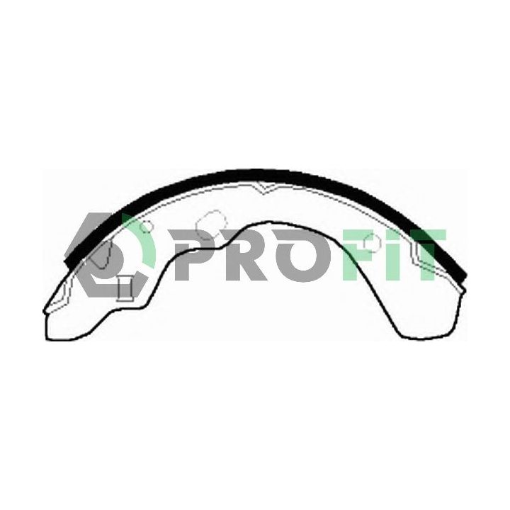 Stabdžių trinkelių komplektas PROFIT 5001-0315