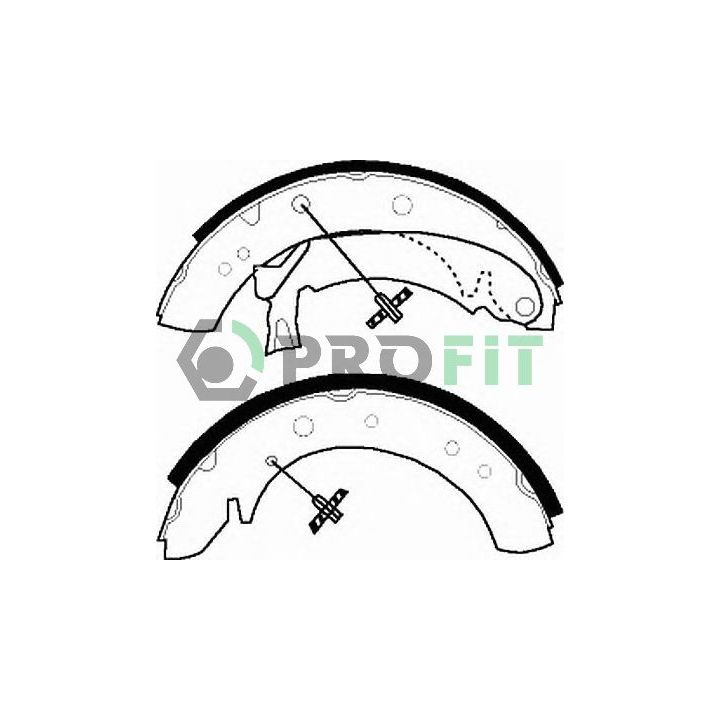 Stabdžių trinkelių komplektas PROFIT 5001-0513