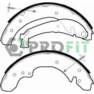 Stabdžių trinkelių komplektas PROFIT 5001-0534
