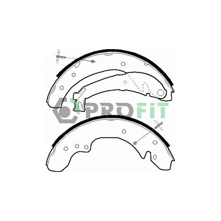 Stabdžių trinkelių komplektas PROFIT 5001-0534