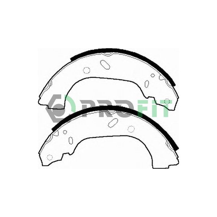 Stabdžių trinkelių komplektas PROFIT 5001-0535