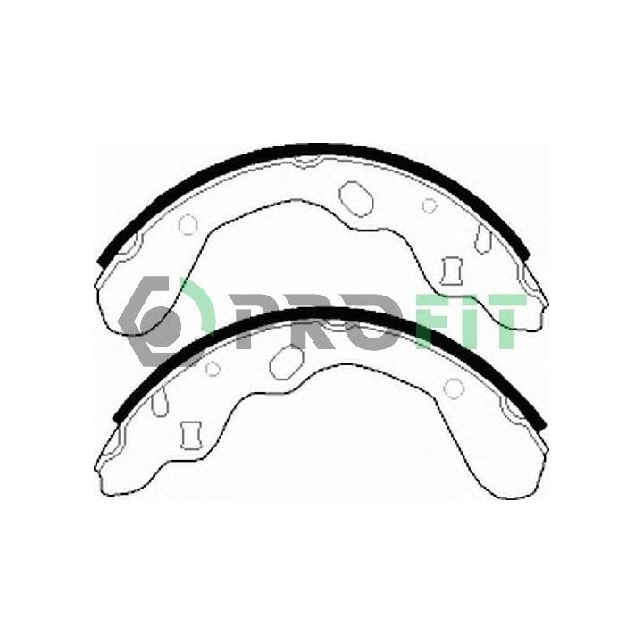 Stabdžių trinkelių komplektas PROFIT 5001-0540