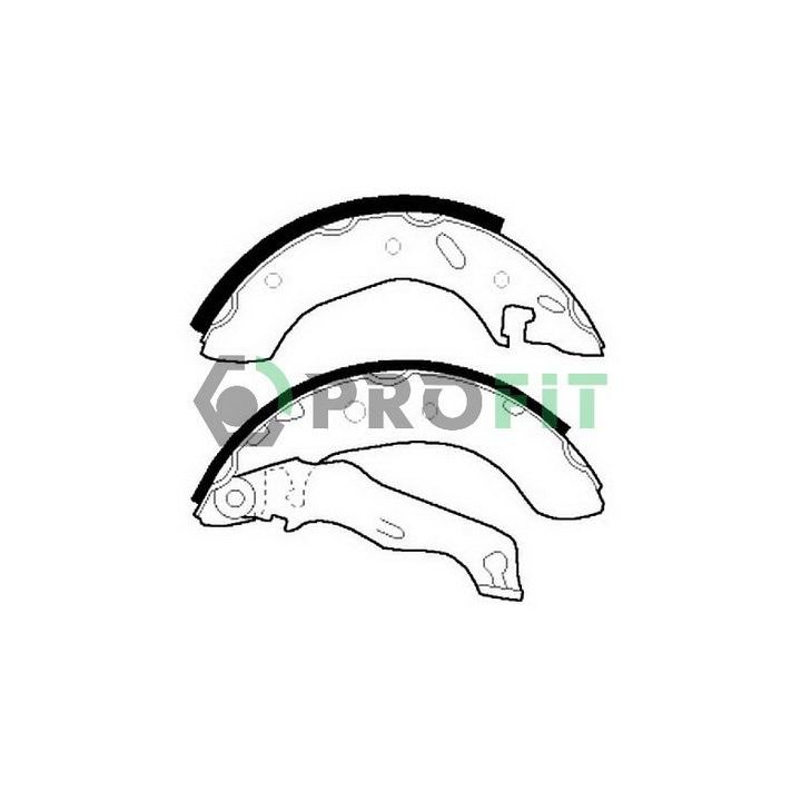 Stabdžių trinkelių komplektas PROFIT 5001-0543