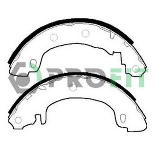 Stabdžių trinkelių komplektas PROFIT 5001-0544