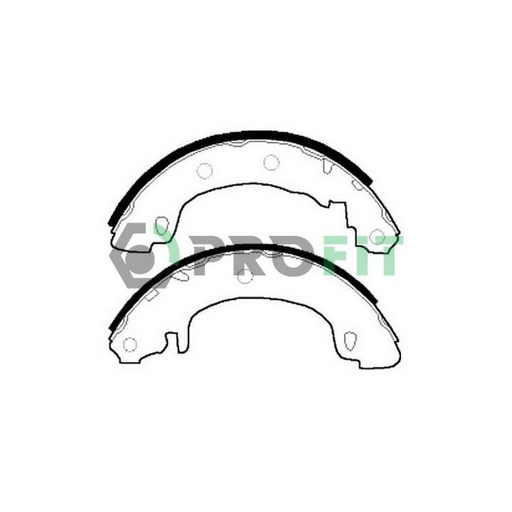 Stabdžių trinkelių komplektas PROFIT 5001-0544