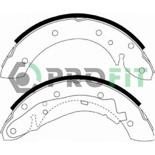 Stabdžių trinkelių komplektas PROFIT 5001-0567