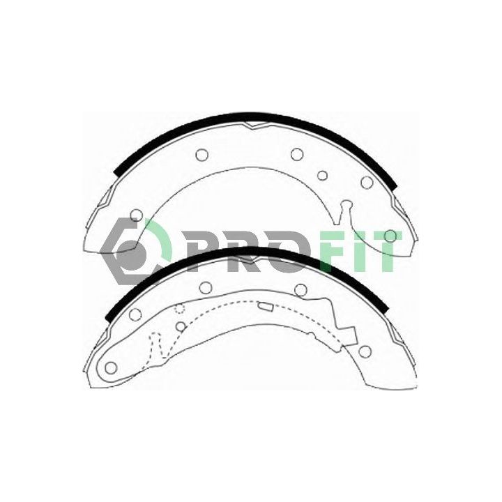 Stabdžių trinkelių komplektas PROFIT 5001-0567