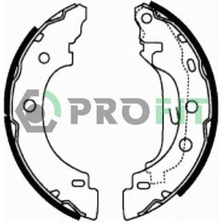 Stabdžių trinkelių komplektas PROFIT 5001-0583