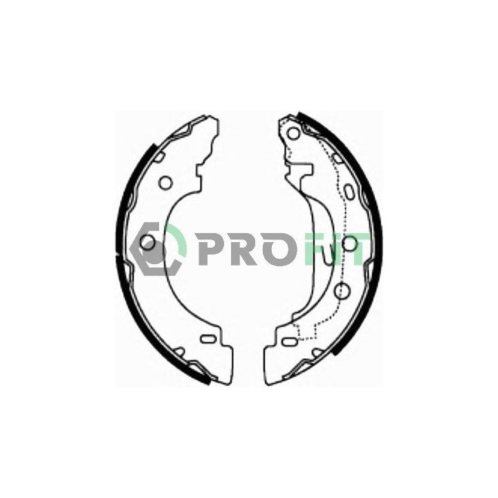 Stabdžių trinkelių komplektas PROFIT 5001-0583