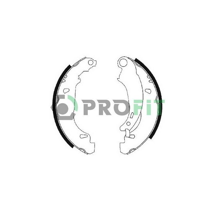 Stabdžių trinkelių komplektas PROFIT 5001-0584