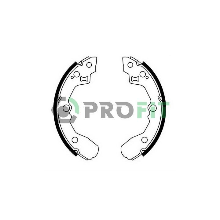 Stabdžių trinkelių komplektas PROFIT 5001-0612