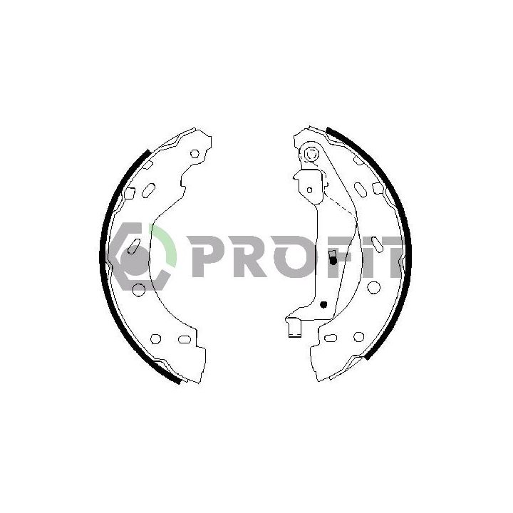 Stabdžių trinkelių komplektas PROFIT 5001-0614