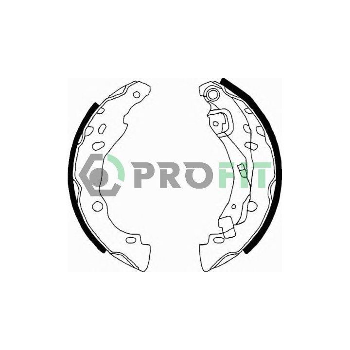 Stabdžių trinkelių komplektas PROFIT 5001-0642