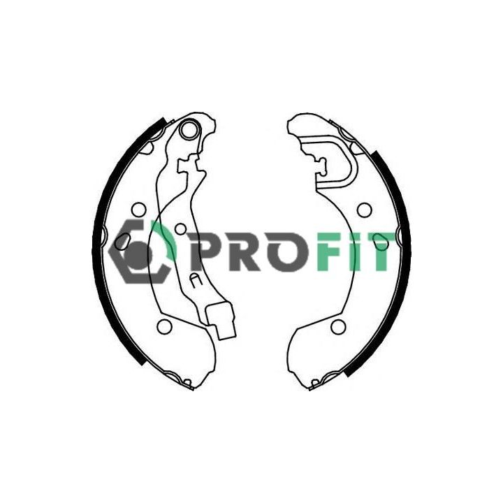 Stabdžių trinkelių komplektas PROFIT 5001-0649