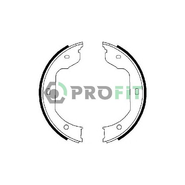 Stabdžių trinkelių komplektas PROFIT 5001-0668