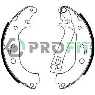 Stabdžių trinkelių komplektas PROFIT 5001-0676