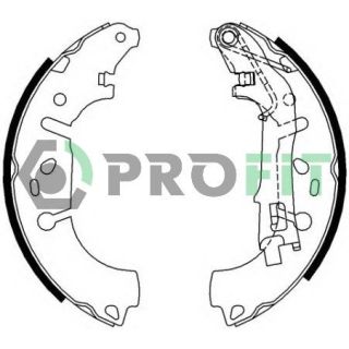 Stabdžių trinkelių komplektas PROFIT 5001-0682