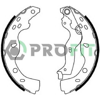 Stabdžių trinkelių komplektas PROFIT 5001-0691