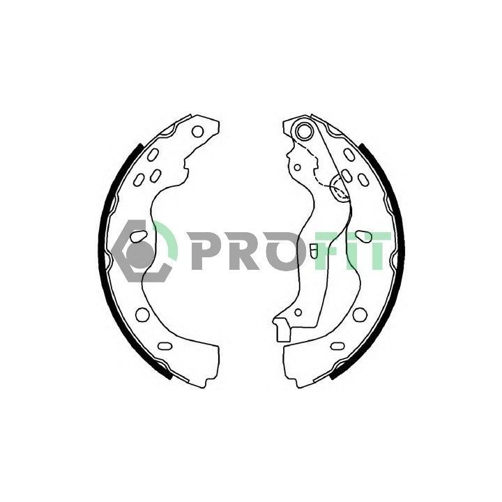 Stabdžių trinkelių komplektas PROFIT 5001-0691