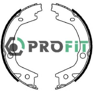 Stabdžių trinkelių komplektas PROFIT 5001-4021