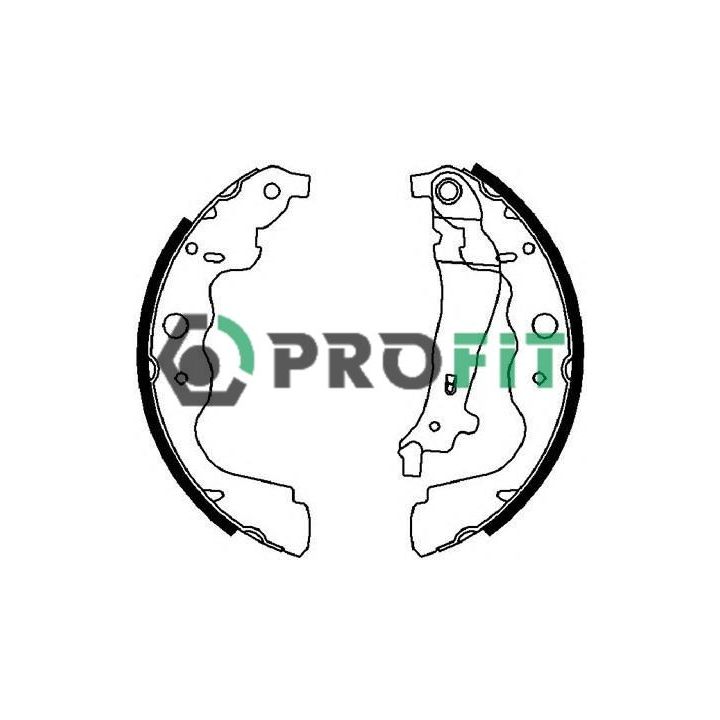 Stabdžių trinkelių komplektas PROFIT 5001-4031