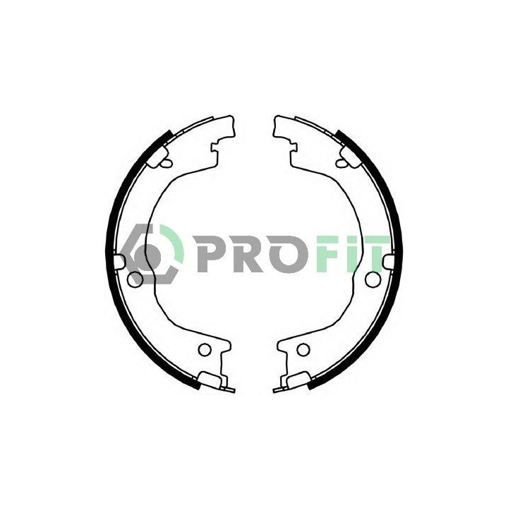 Stabdžių trinkelių komplektas PROFIT 5001-4049