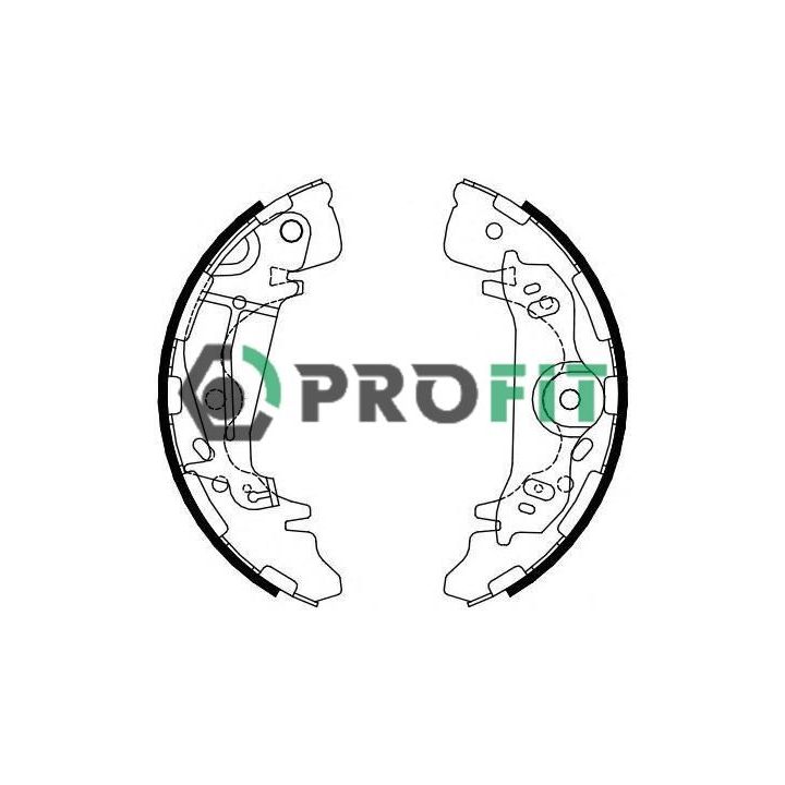 Stabdžių trinkelių komplektas PROFIT 5001-4085