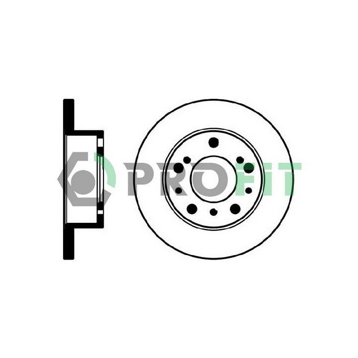 Stabdžių diskas PROFIT 5010-0063