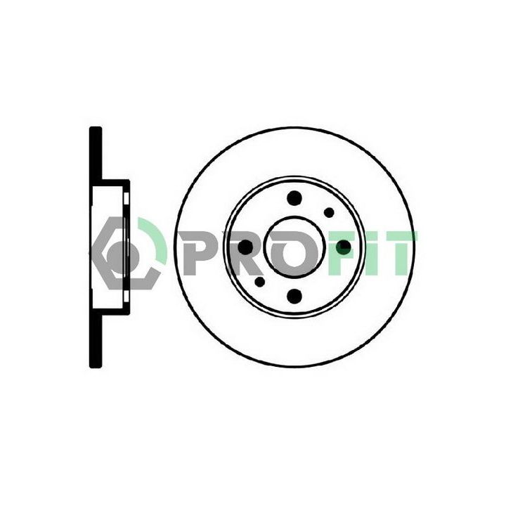 Stabdžių diskas PROFIT 5010-0140
