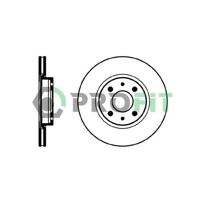 Stabdžių diskas PROFIT 5010-0521