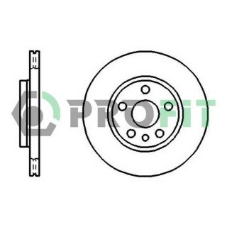 Stabdžių diskas PROFIT 5010-0842