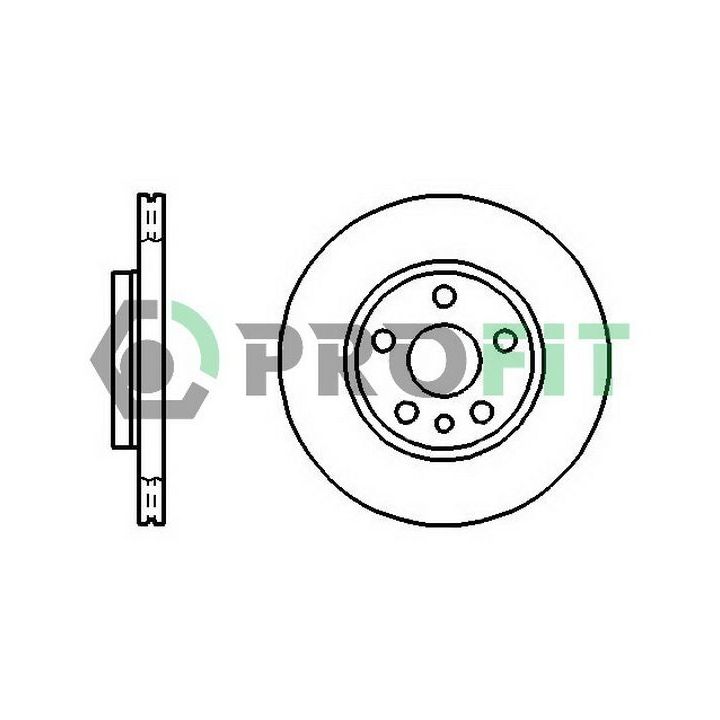 Stabdžių diskas PROFIT 5010-0842