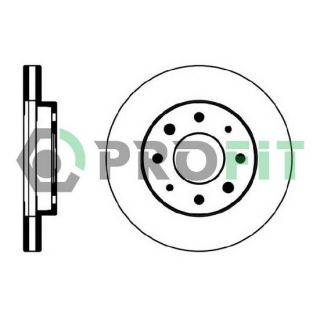 Stabdžių diskas PROFIT 5010-0885