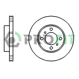 Stabdžių diskas PROFIT 5010-1005