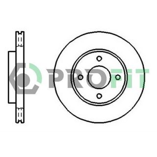 Stabdžių diskas PROFIT 5010-1072