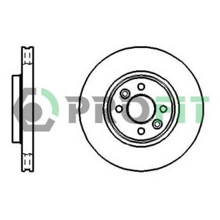 Stabdžių diskas PROFIT 5010-1124