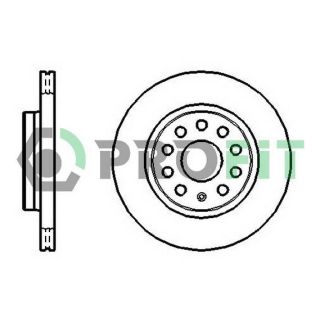 Stabdžių diskas PROFIT 5010-1165