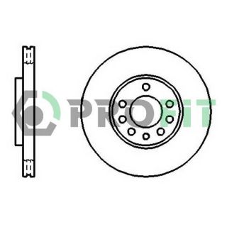 Stabdžių diskas PROFIT 5010-1191