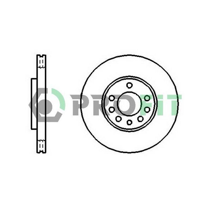 Stabdžių diskas PROFIT 5010-1191