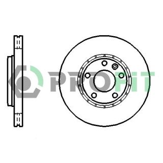 Stabdžių diskas PROFIT 5010-1204