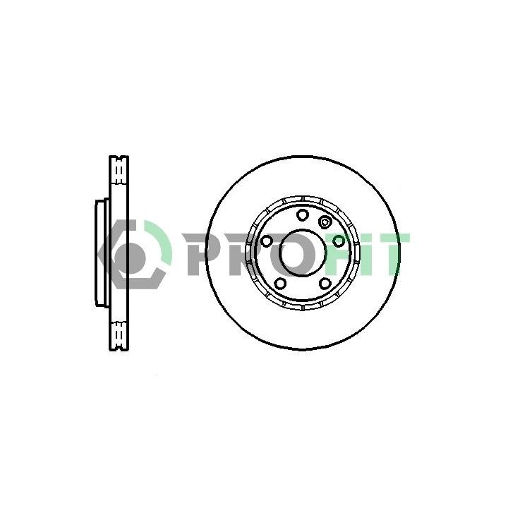 Stabdžių diskas PROFIT 5010-1204