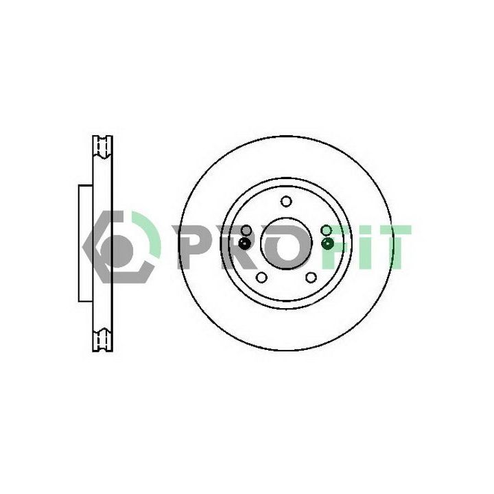 Stabdžių diskas PROFIT 5010-1292