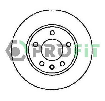 Stabdžių diskas PROFIT 5010-1311