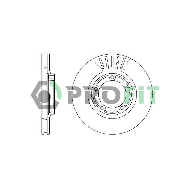 Stabdžių diskas PROFIT 5010-1404