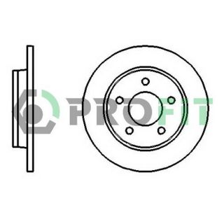 Stabdžių diskas PROFIT 5010-1420