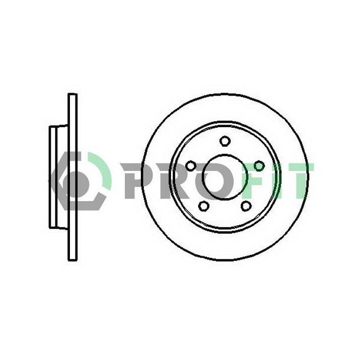 Stabdžių diskas PROFIT 5010-1420