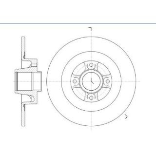 Stabdžių diskas PROFIT 5010-1443