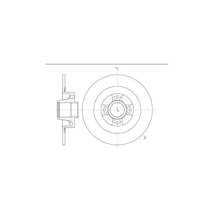 Stabdžių diskas PROFIT 5010-1443